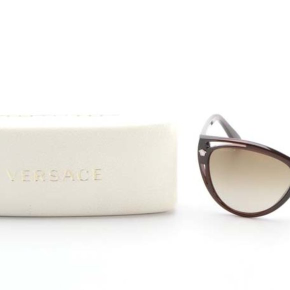 Versace 4267 Modified Cat Eye Sunglasses with Gradient Lenses and Includes Case - Picture 3 of 5